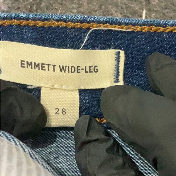 Madewell Emmett Wide-Leg Blue Jeans 28 - Picture 6 of 6